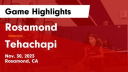 Rosamond  vs Tehachapi  Game Highlights - Nov. 30, 2023