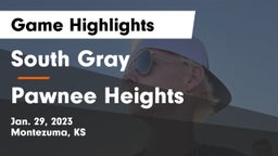 South Gray  vs Pawnee Heights  Game Highlights - Jan. 29, 2023
