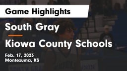 South Gray  vs Kiowa County Schools Game Highlights - Feb. 17, 2023