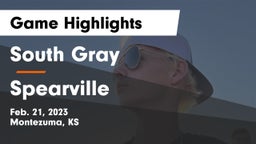 South Gray  vs Spearville  Game Highlights - Feb. 21, 2023
