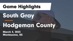 South Gray  vs Hodgeman County  Game Highlights - March 4, 2023