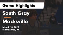 South Gray  vs Macksville  Game Highlights - March 10, 2023