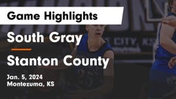 South Gray  vs Stanton County  Game Highlights - Jan. 5, 2024