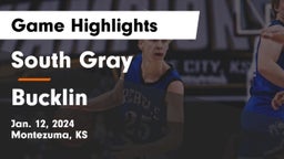 South Gray  vs Bucklin Game Highlights - Jan. 12, 2024