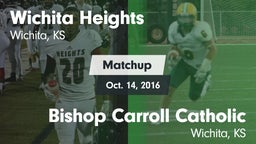 Matchup: Heights vs. Bishop Carroll Catholic  2016