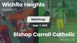 Matchup: Heights vs. Bishop Carroll Catholic  2018