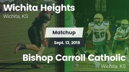 Matchup: Heights vs. Bishop Carroll Catholic  2019