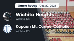 Recap: Wichita Heights  vs. Kapaun Mt. Carmel Catholic  2021