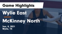 Wylie East  vs McKinney North  Game Highlights - Jan. 8, 2021