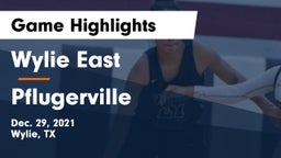 Wylie East  vs Pflugerville  Game Highlights - Dec. 29, 2021