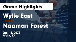 Wylie East  vs Naaman Forest  Game Highlights - Jan. 13, 2023