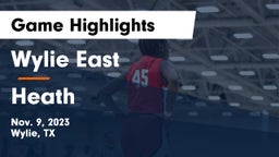 Wylie East  vs Heath  Game Highlights - Nov. 9, 2023