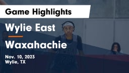 Wylie East  vs Waxahachie  Game Highlights - Nov. 10, 2023