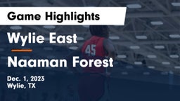 Wylie East  vs Naaman Forest  Game Highlights - Dec. 1, 2023