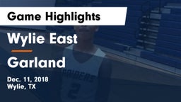 Wylie East  vs Garland  Game Highlights - Dec. 11, 2018