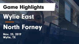 Wylie East  vs North Forney  Game Highlights - Nov. 23, 2019