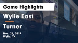 Wylie East  vs Turner  Game Highlights - Nov. 26, 2019
