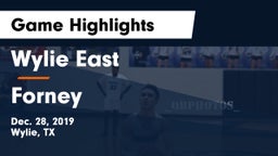 Wylie East  vs Forney  Game Highlights - Dec. 28, 2019