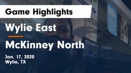 Wylie East  vs McKinney North  Game Highlights - Jan. 17, 2020