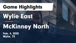 Wylie East  vs McKinney North  Game Highlights - Feb. 4, 2020