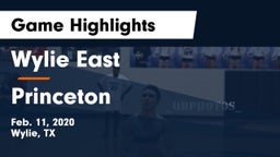 Wylie East  vs Princeton  Game Highlights - Feb. 11, 2020