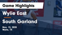 Wylie East  vs South Garland  Game Highlights - Nov. 13, 2020