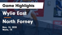 Wylie East  vs North Forney  Game Highlights - Nov. 14, 2020