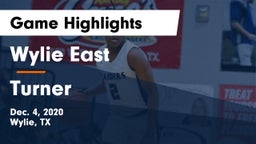 Wylie East  vs Turner  Game Highlights - Dec. 4, 2020