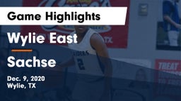 Wylie East  vs Sachse  Game Highlights - Dec. 9, 2020