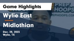 Wylie East  vs Midlothian  Game Highlights - Dec. 28, 2023