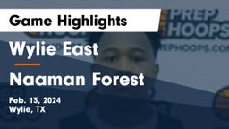 Wylie East  vs Naaman Forest  Game Highlights - Feb. 13, 2024