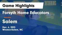 Forsyth Home Educators vs Salem Game Highlights - Dec. 6, 2023
