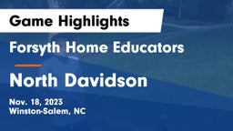 Forsyth Home Educators vs North Davidson  Game Highlights - Nov. 18, 2023