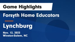 Forsyth Home Educators vs Lynchburg Game Highlights - Nov. 12, 2023