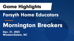 Forsyth Home Educators vs Mornington Breakers Game Highlights - Dec. 31, 2023