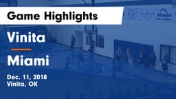 Vinita  vs Miami  Game Highlights - Dec. 11, 2018