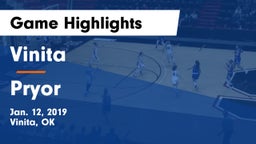 Vinita  vs Pryor  Game Highlights - Jan. 12, 2019