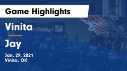 Vinita  vs Jay  Game Highlights - Jan. 29, 2021