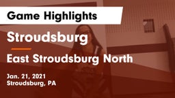 Stroudsburg  vs East Stroudsburg North  Game Highlights - Jan. 21, 2021