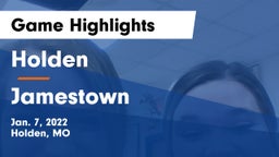 Holden  vs Jamestown  Game Highlights - Jan. 7, 2022