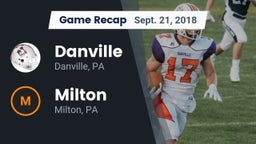 Recap: Danville  vs. Milton  2018