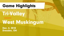 Tri-Valley  vs West Muskingum  Game Highlights - Dec. 4, 2018