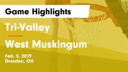 Tri-Valley  vs West Muskingum  Game Highlights - Feb. 5, 2019
