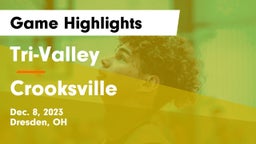 Tri-Valley  vs Crooksville  Game Highlights - Dec. 8, 2023