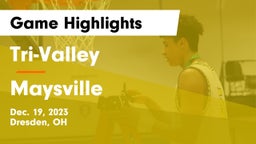 Tri-Valley  vs Maysville  Game Highlights - Dec. 19, 2023