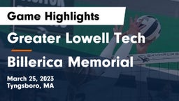 Greater Lowell Tech  vs Billerica Memorial  Game Highlights - March 25, 2023