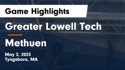 Greater Lowell Tech  vs Methuen  Game Highlights - May 2, 2023