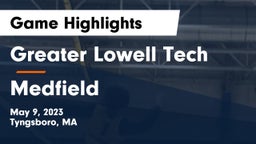 Greater Lowell Tech  vs Medfield  Game Highlights - May 9, 2023