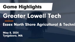Greater Lowell Tech  vs Essex North Shore Agricultural & Technical School Game Highlights - May 8, 2024