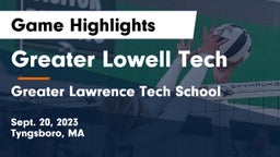 Greater Lowell Tech  vs Greater Lawrence Tech School Game Highlights - Sept. 20, 2023